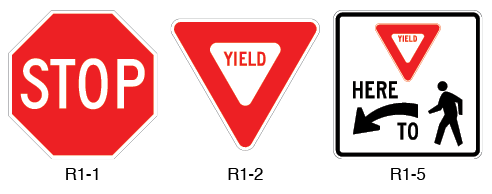 Bone Safety Traffic Control Sign